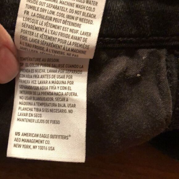 America Eagle Outfitters 360 Next Level Super Hi-Rise Jegging 0 short - Picture 13 of 16